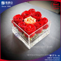 Beautiful Transparent Acrylic 9 Rose Box Wholesale